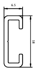 Aluminum C channel