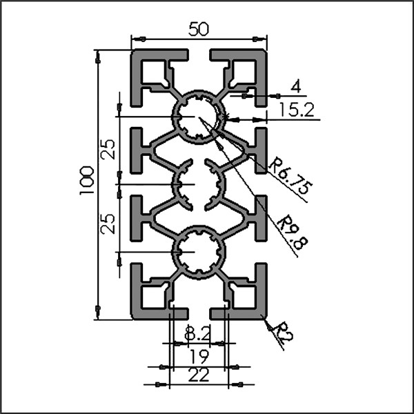 Aluminum-t-slot-8-50100A-CAD