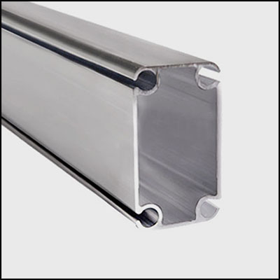 Keder Profile: free hanging lightweight aluminium profile.